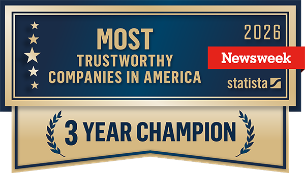 Newsweek Most Trustworthy Companies – 3 Year Champion